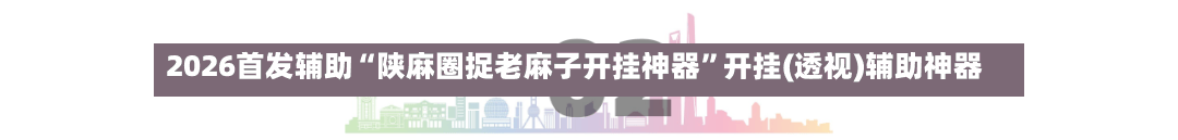 2026首发辅助“陕麻圈捉老麻子开挂神器”开挂(透视)辅助神器-第3张图片