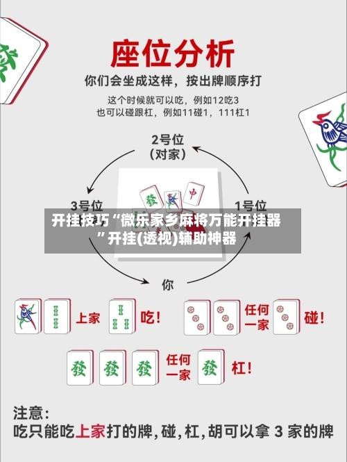 开挂技巧“微乐家乡麻将万能开挂器	”开挂(透视)辅助神器-第2张图片