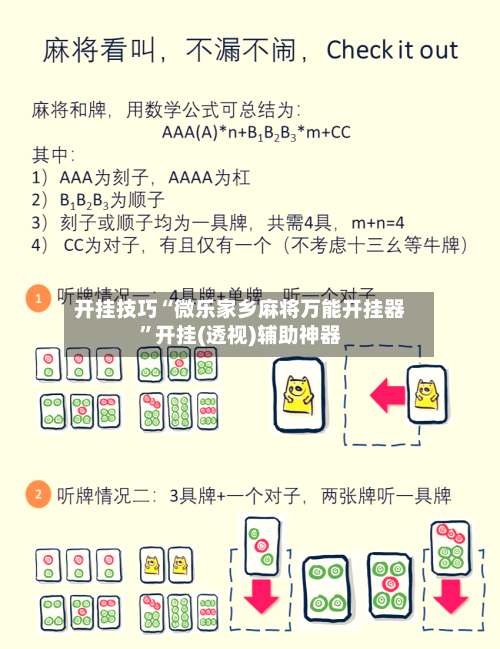 开挂技巧“微乐家乡麻将万能开挂器”开挂(透视)辅助神器-第3张图片