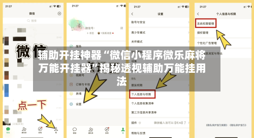 辅助开挂神器“微信小程序微乐麻将万能开挂器”揭秘透视辅助万能挂用法-第2张图片