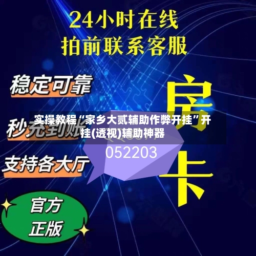 实操教程“家乡大贰辅助作弊开挂”开挂(透视)辅助神器-第2张图片