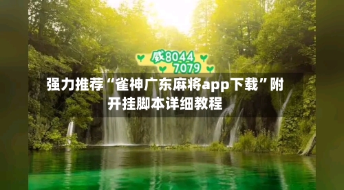 强力推荐“雀神广东麻将app下载”附开挂脚本详细教程