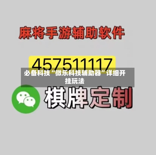 必备科技“微乐科技辅助器”详细开挂玩法-第3张图片