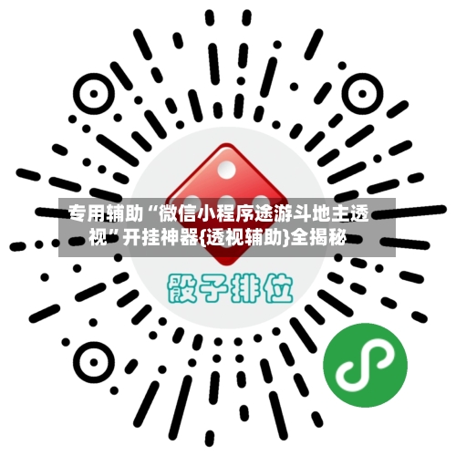 专用辅助“微信小程序途游斗地主透视”开挂神器{透视辅助}全揭秘-第2张图片