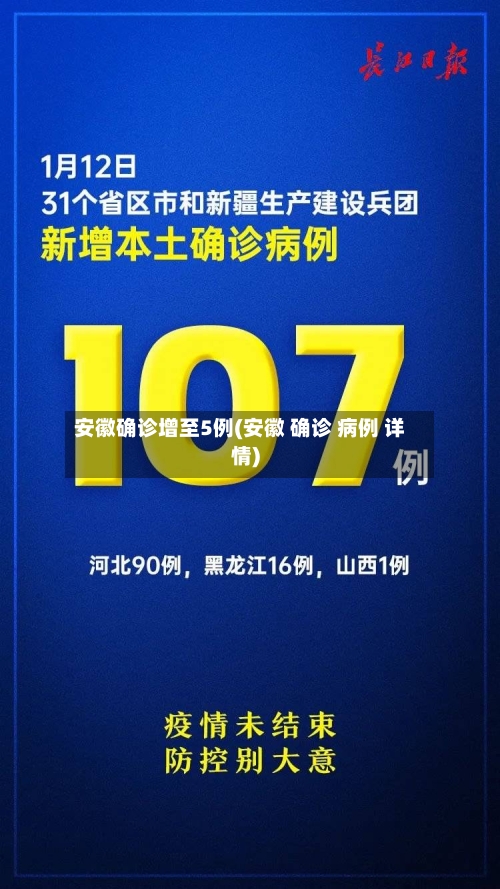 安徽确诊增至5例(安徽 确诊 病例 详情)