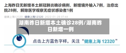 湖南昨日新增本土确诊28例/湖南昨日新增一例