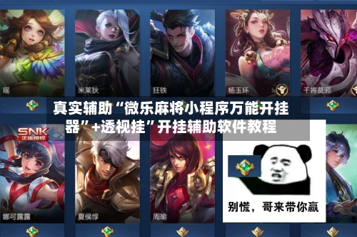 真实辅助“微乐麻将小程序万能开挂器”+透视挂	”开挂辅助软件教程-第3张图片