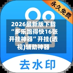 2026最新版下载“多乐跑得快16张开挂神器”开挂(透视)辅助神器-第2张图片