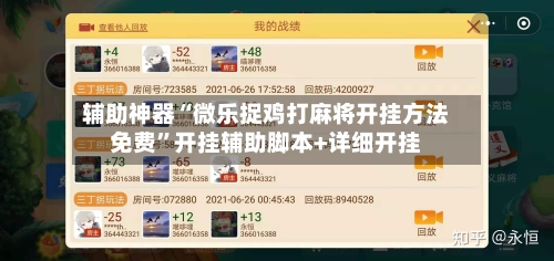 辅助神器“微乐捉鸡打麻将开挂方法免费	”开挂辅助脚本+详细开挂-第2张图片