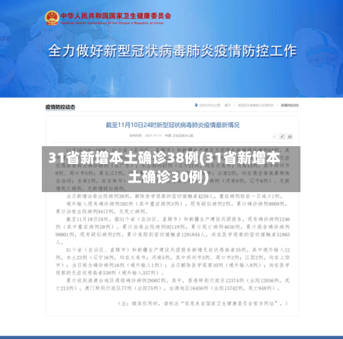 31省新增本土确诊38例(31省新增本土确诊30例)-第2张图片