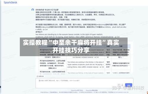 实操教程“中至余干麻将开挂”真实开挂技巧分享-第2张图片