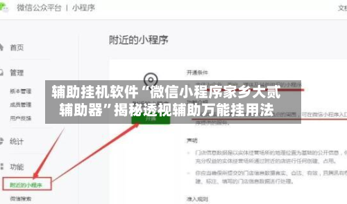 辅助挂机软件“微信小程序家乡大贰辅助器	”揭秘透视辅助万能挂用法-第3张图片