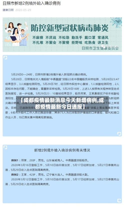 【成都疫情最新消息今天新增病例,成都疫情最新今日通报】-第2张图片