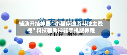 辅助开挂神器“小程序途游斗地主透视”科技辅助神器手机版教程-第2张图片