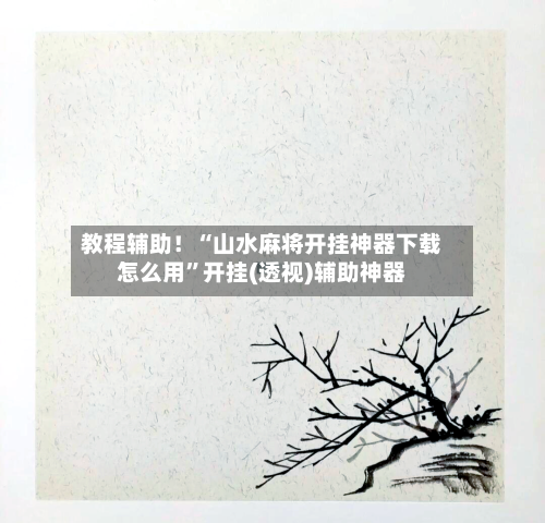 教程辅助！“山水麻将开挂神器下载怎么用”开挂(透视)辅助神器-第2张图片