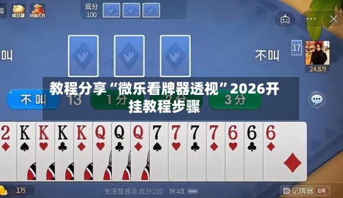教程分享“微乐看牌器透视”2026开挂教程步骤-第2张图片