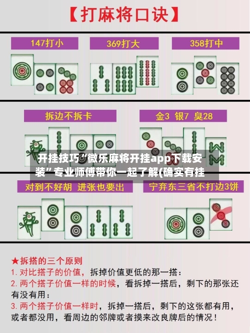 开挂技巧“微乐麻将开挂app下载安装”专业师傅带你一起了解(确实有挂-第2张图片