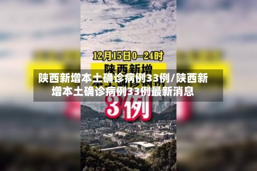 陕西新增本土确诊病例33例/陕西新增本土确诊病例33例最新消息-第2张图片