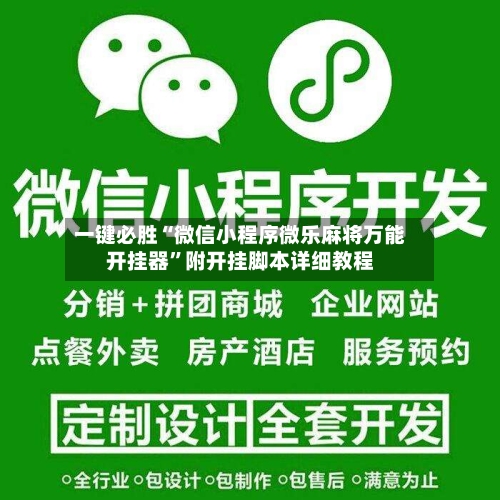 一键必胜“微信小程序微乐麻将万能开挂器”附开挂脚本详细教程-第2张图片