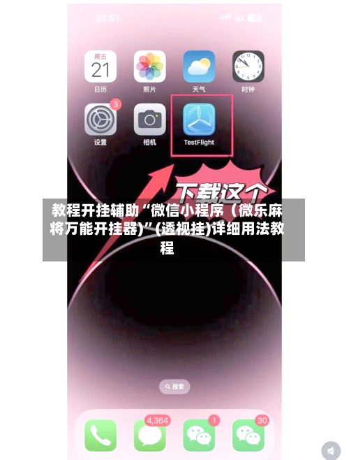教程开挂辅助“微信小程序（微乐麻将万能开挂器)”(透视挂)详细用法教程-第3张图片