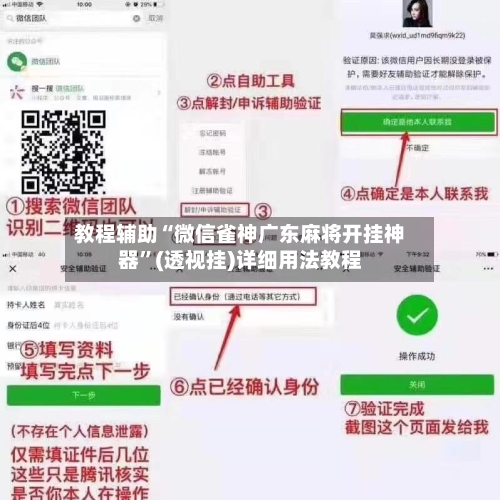 教程辅助“微信雀神广东麻将开挂神器”(透视挂)详细用法教程-第2张图片