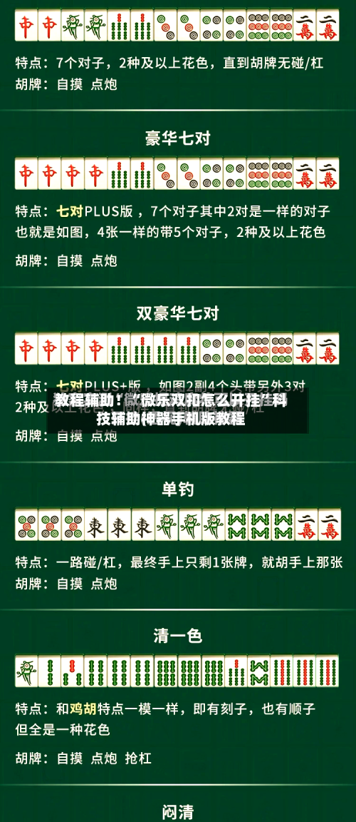 教程辅助！“微乐双扣怎么开挂”科技辅助神器手机版教程