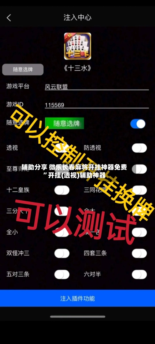 辅助分享 微乐长春麻将开挂神器免费”开挂(透视)辅助神器-第3张图片