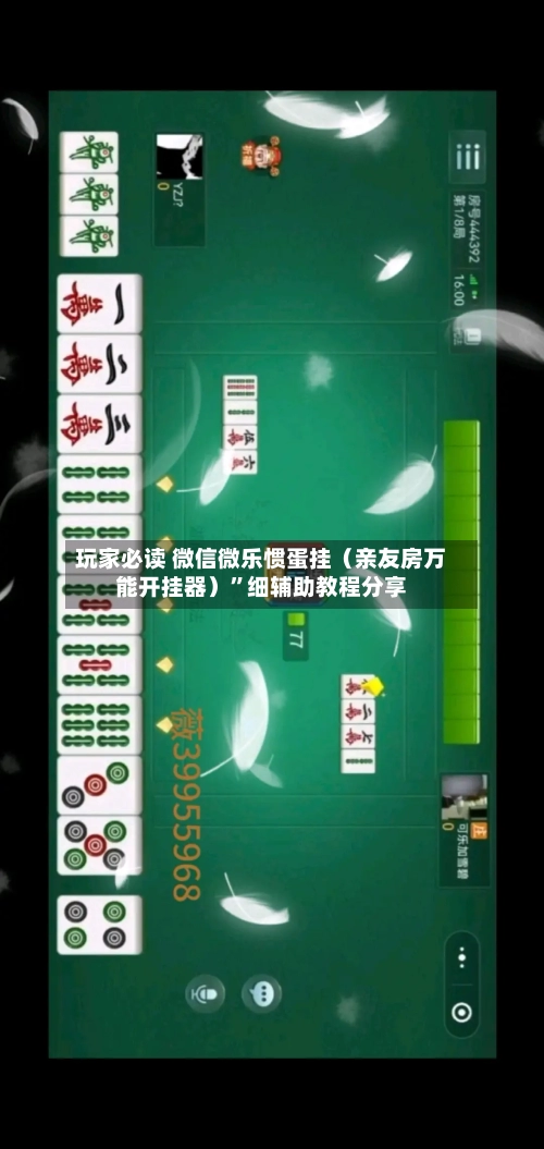 玩家必读 微信微乐惯蛋挂（亲友房万能开挂器）	”细辅助教程分享-第3张图片