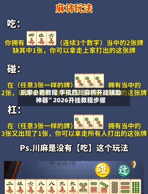玩家必看教程 手机四川麻将开挂辅助神器”2026开挂教程步骤-第3张图片