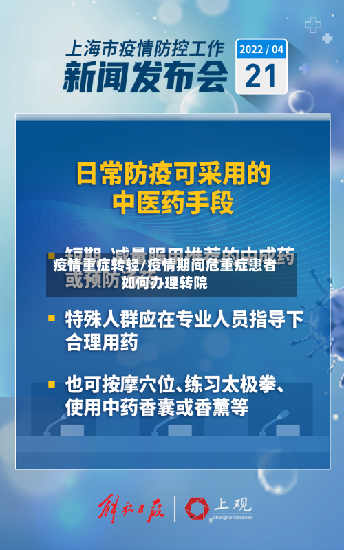 疫情重症转轻/疫情期间危重症患者如何办理转院-第2张图片