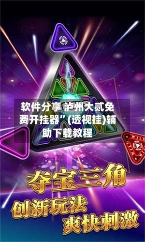 软件分享 泸州大贰免费开挂器”(透视挂)辅助下载教程-第3张图片