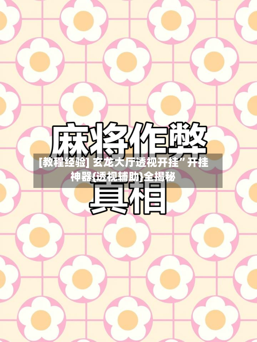 [教程经验] 玄龙大厅透视开挂”开挂神器{透视辅助}全揭秘-第2张图片