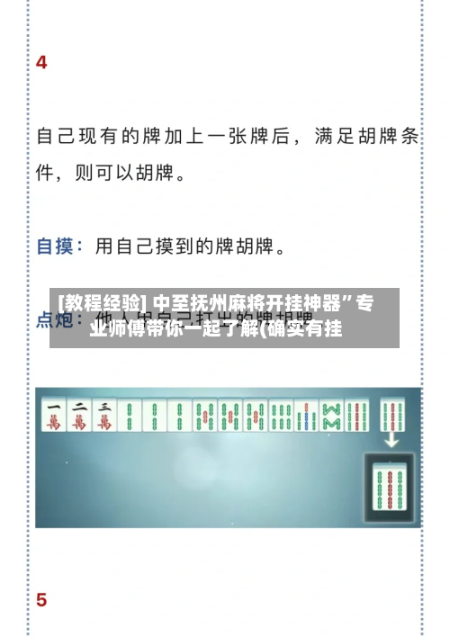 [教程经验] 中至抚州麻将开挂神器”专业师傅带你一起了解(确实有挂-第3张图片
