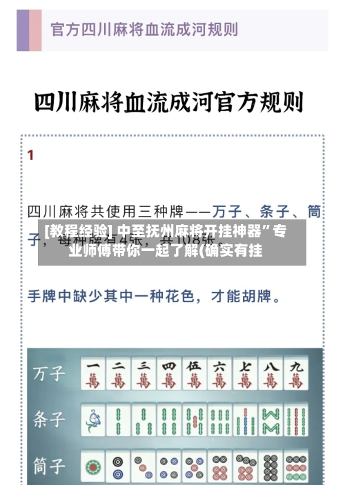 [教程经验] 中至抚州麻将开挂神器	”专业师傅带你一起了解(确实有挂-第2张图片