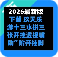 2026最新版下载 玖天乐游十三水拼三张开挂透视辅助”附开挂脚本详细教程-第3张图片