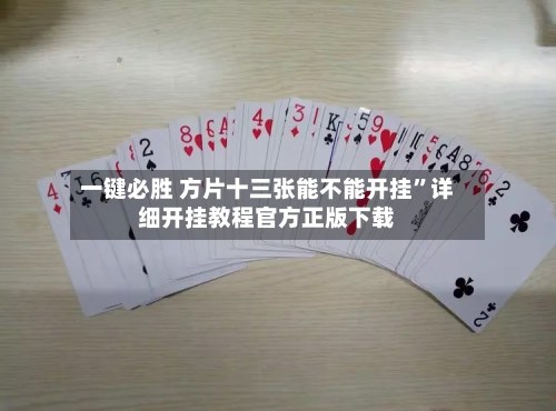 一键必胜 方片十三张能不能开挂”详细开挂教程官方正版下载-第2张图片