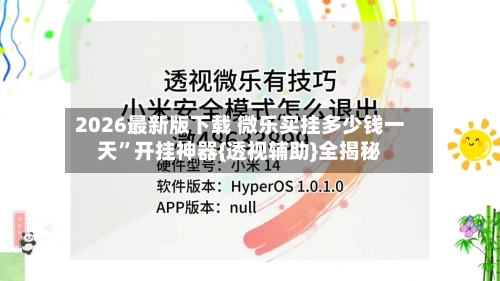 2026最新版下载 微乐买挂多少钱一天”开挂神器{透视辅助}全揭秘-第2张图片