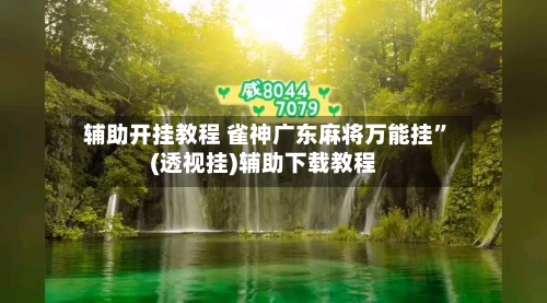 辅助开挂教程 雀神广东麻将万能挂”(透视挂)辅助下载教程-第2张图片