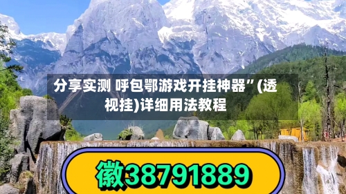 分享实测 呼包鄂游戏开挂神器”(透视挂)详细用法教程-第3张图片