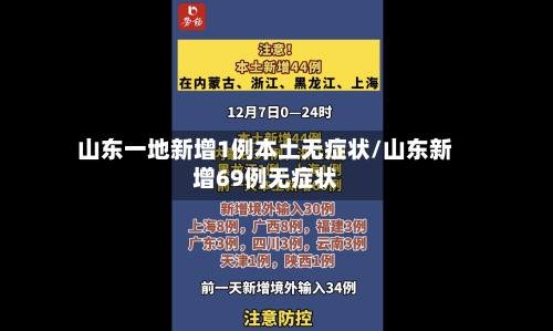 山东一地新增1例本土无症状/山东新增69例无症状