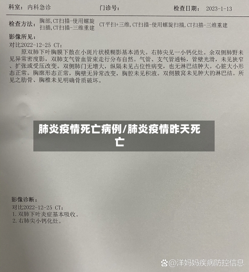 肺炎疫情死亡病例/肺炎疫情昨天死亡