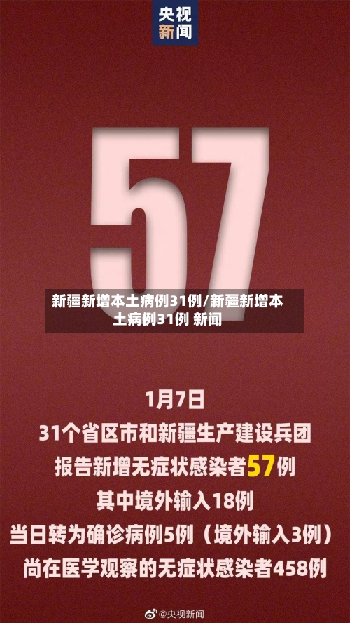 新疆新增本土病例31例/新疆新增本土病例31例 新闻-第3张图片