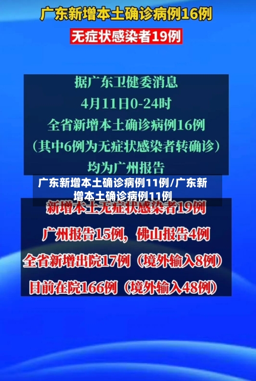 广东新增本土确诊病例11例/广东新增本土确诊病例11例