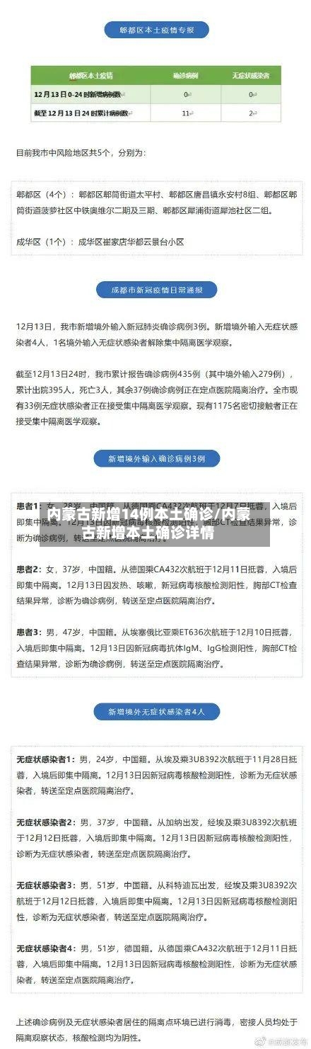 内蒙古新增14例本土确诊/内蒙古新增本土确诊详情-第2张图片