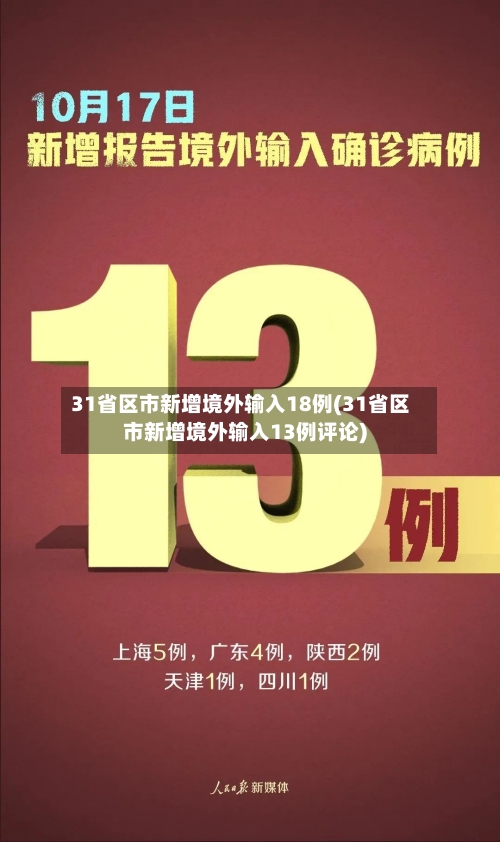 31省区市新增境外输入18例(31省区市新增境外输入13例评论)