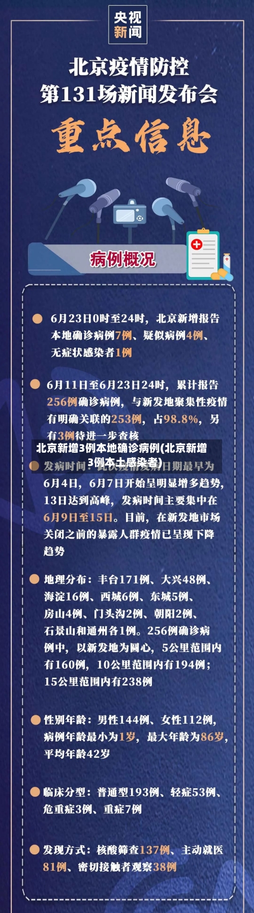 北京新增3例本地确诊病例(北京新增3例本土感染者)-第2张图片