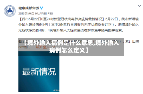 【境外输入病例是什么意思,境外输入病例怎么定义】-第2张图片