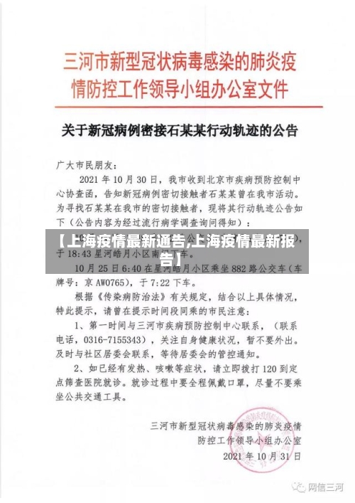【上海疫情最新通告,上海疫情最新报告】