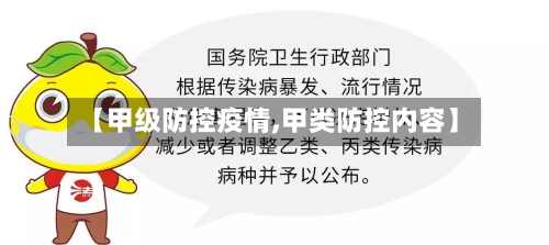 【甲级防控疫情,甲类防控内容】-第2张图片