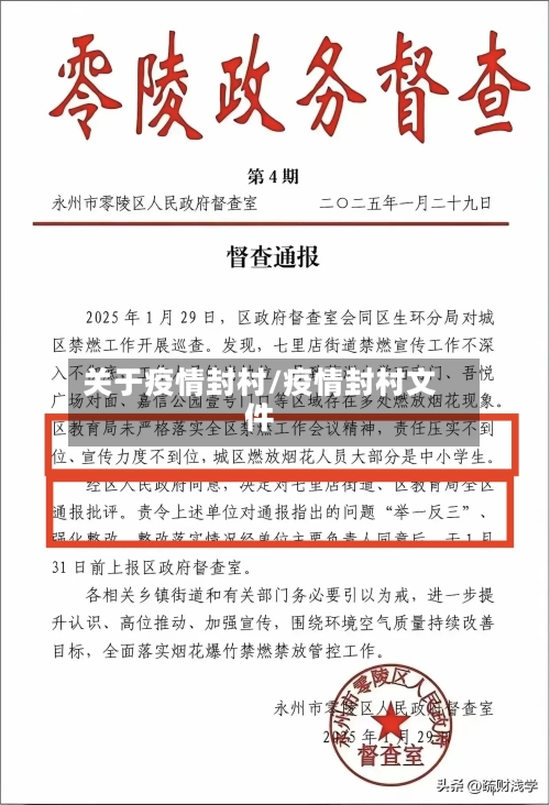 关于疫情封村/疫情封村文件